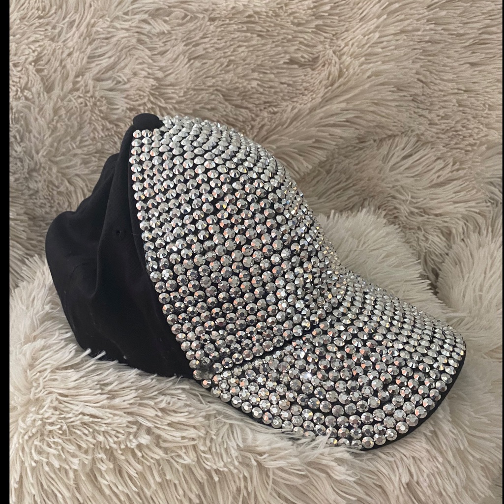 Nwot Rhinestone Baseball Cap